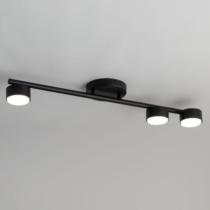 Spotlight PUNTO 3xGX53/12W/230V black
