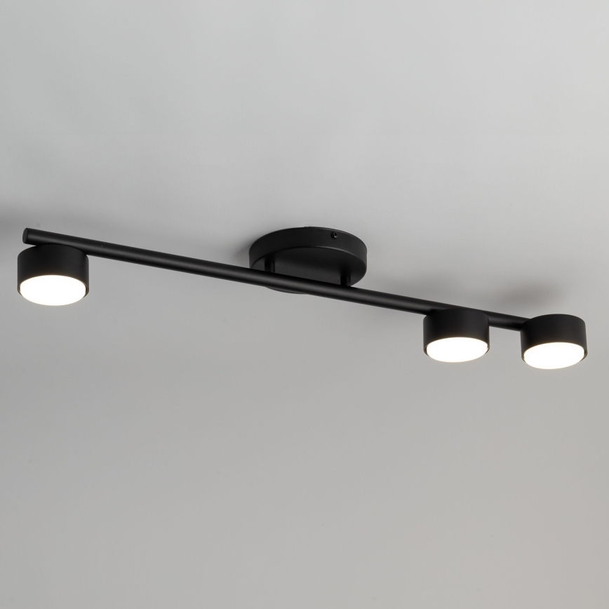 Spotlight PUNTO 3xGX53/12W/230V black