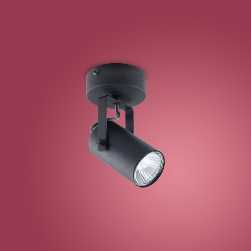 Spotlight REDO 1xGU10/10W/230V black