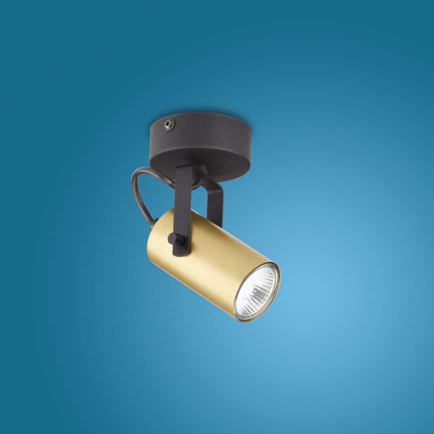 Spotlight REDO 1xGU10/10W/230V gold/black