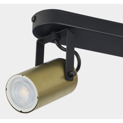 Spotlight REDO 2xGU10/10W/230V gold/black