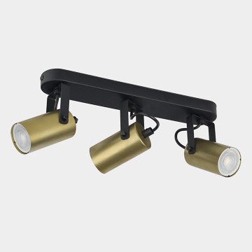 Spotlight REDO 3xGU10/10W/230V gold/black