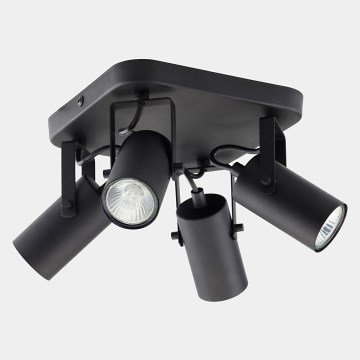 Spotlight REDO 4xGU10/10W/230V black