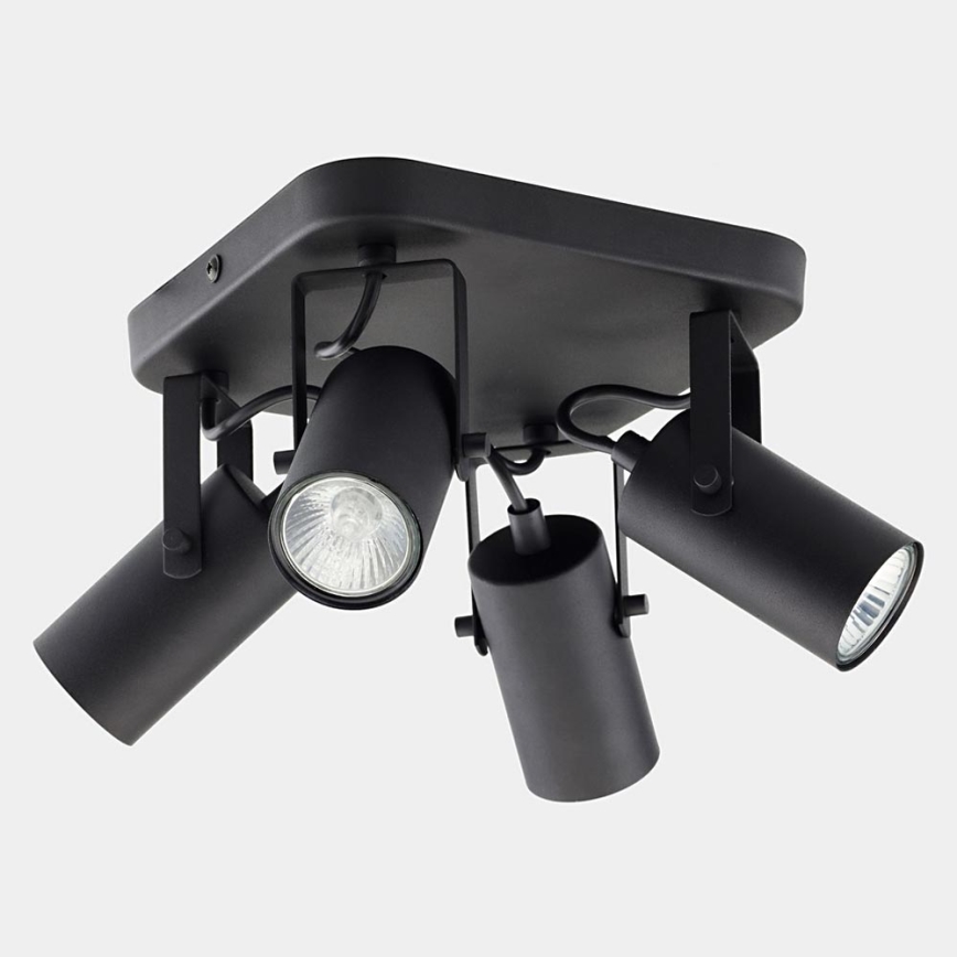 Spotlight REDO 4xGU10/10W/230V black