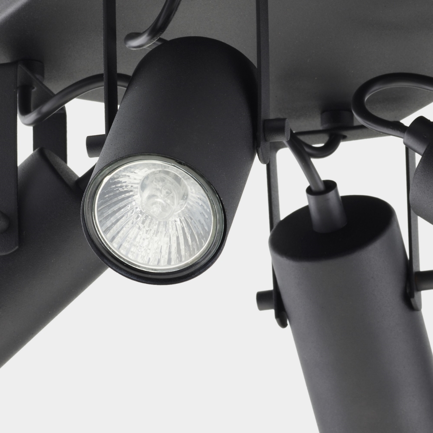 Spotlight REDO 4xGU10/10W/230V black