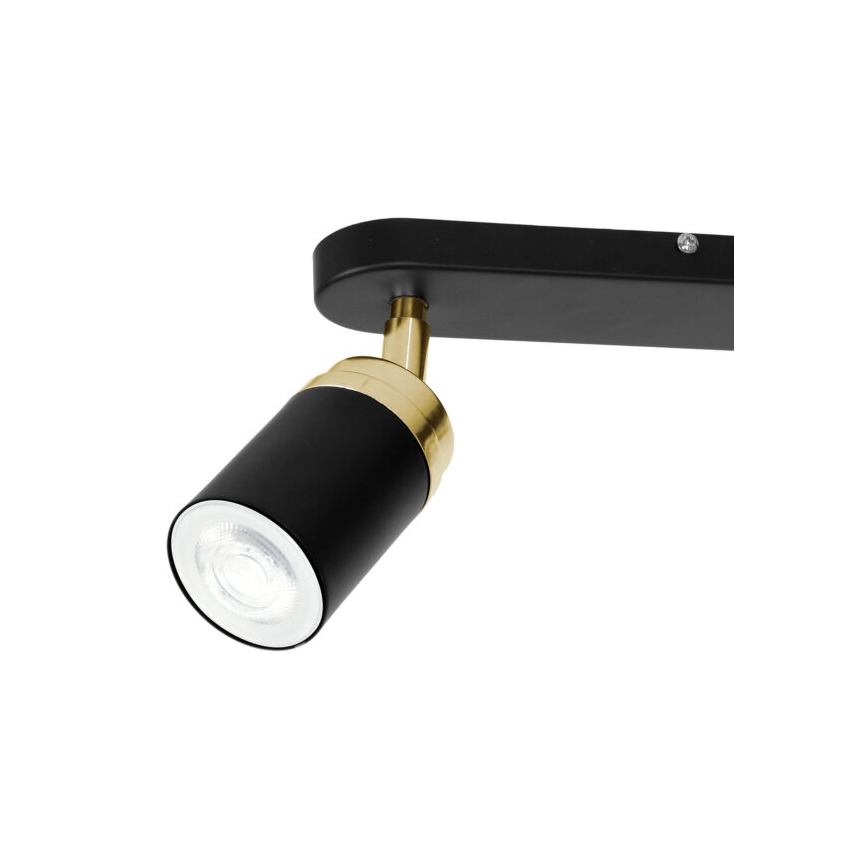 Spotlight RENO 2xGU10/8W/230V black/gold