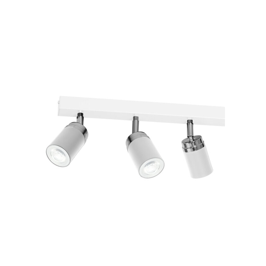 Spotlight RENO 6xGU10/8W/230V white/shiny chrome