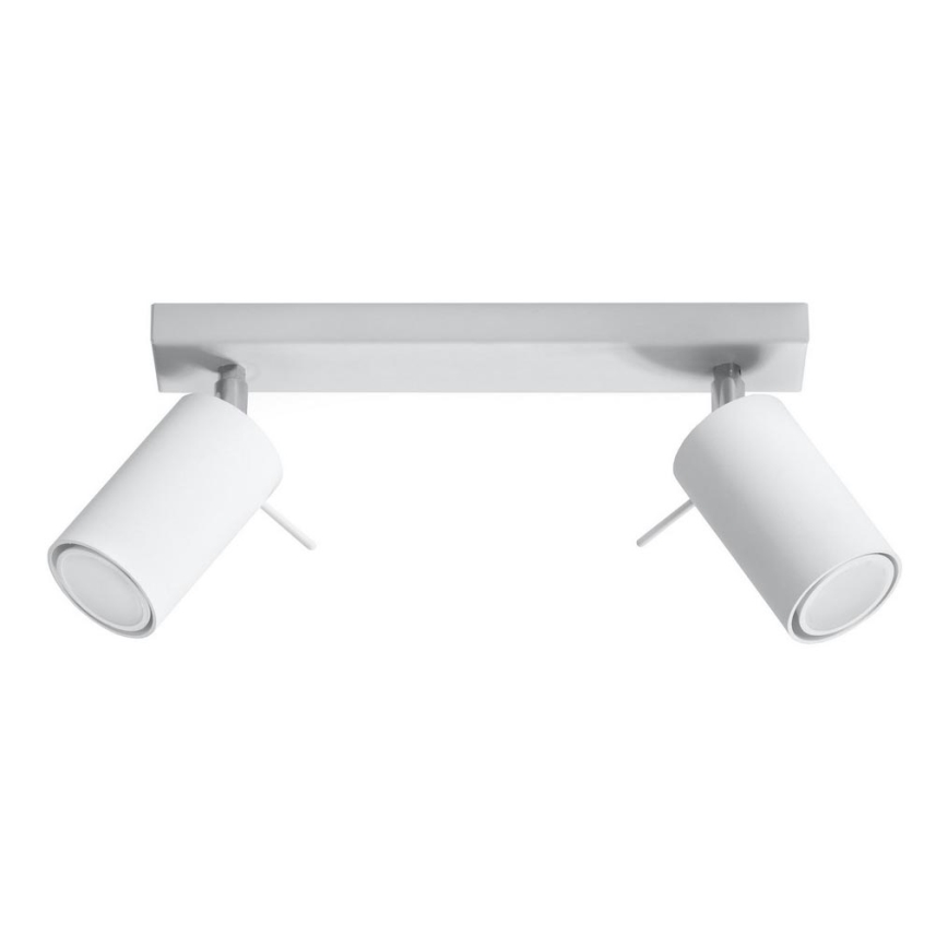 Spotlight RING 2 2xGU10/10W/230V white