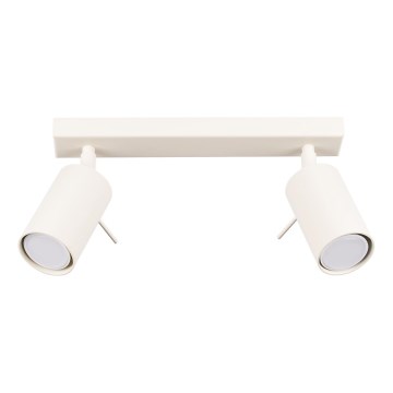 Spotlight RING 2xGU10/10W/230V creamy