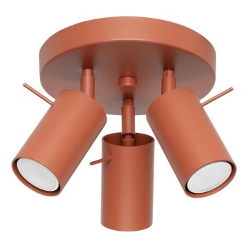 Spotlight RING 3xGU10/10W/230V red