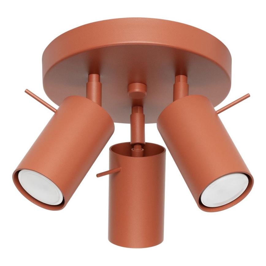 Spotlight RING 3xGU10/10W/230V red