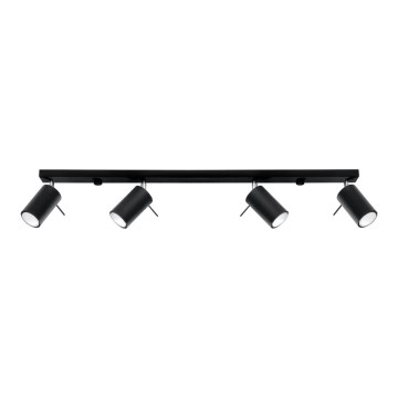 Spotlight RING 4L 4xGU10/10W/230V black