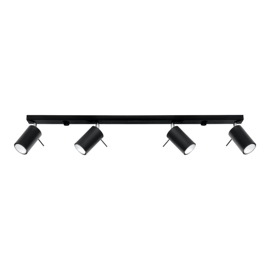 Spotlight RING 4L 4xGU10/10W/230V black
