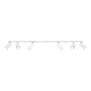 Spotlight RING 6L 6xGU10/10W/230V white