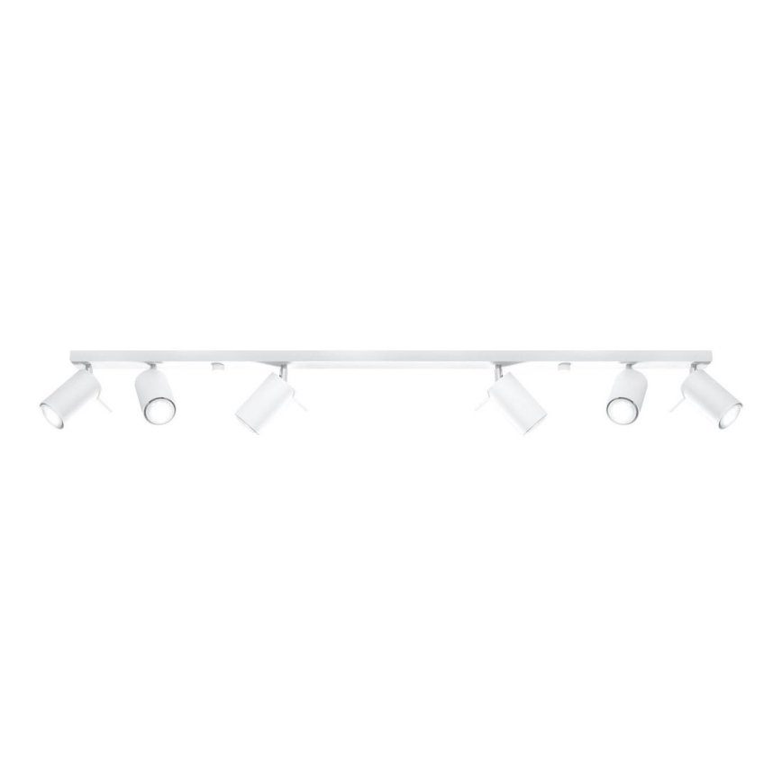 Spotlight RING 6L 6xGU10/10W/230V white