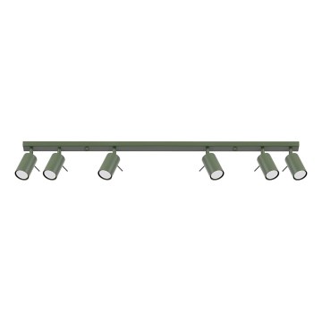 Spotlight RING 6xGU10/10W/230V green