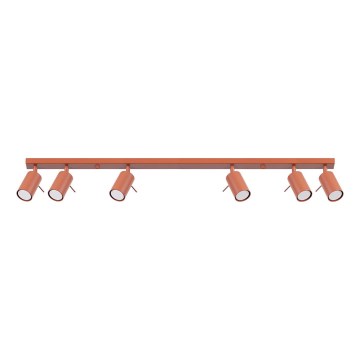 Spotlight RING 6xGU10/10W/230V red