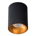 Spotlight RITI 1xGU10/10W/230V black/gold