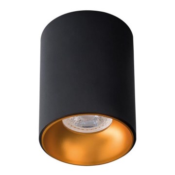 Spotlight RITI 1xGU10/10W/230V black/gold