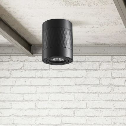 Spotlight RUBIN 1xGU10/10W/230V black