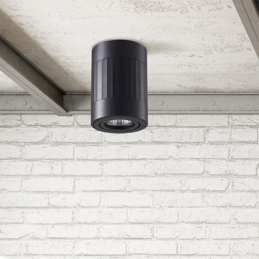 Spotlight RUBIN 1xGU10/10W/230V black