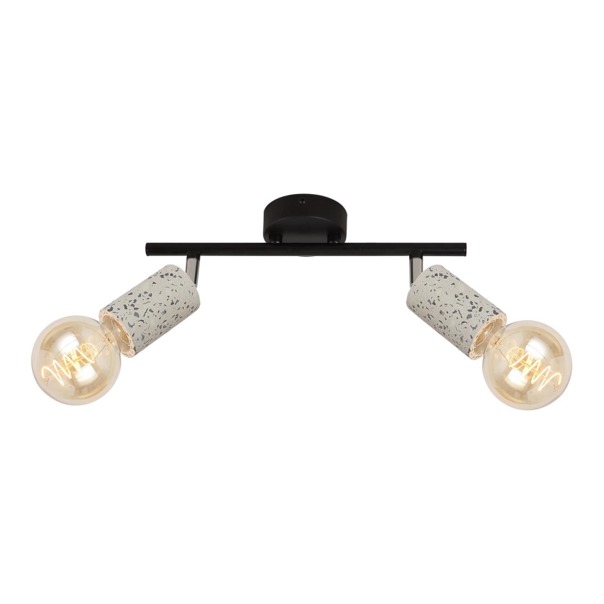 Spotlight SIMPLY 2xE27/15W/230V concrete