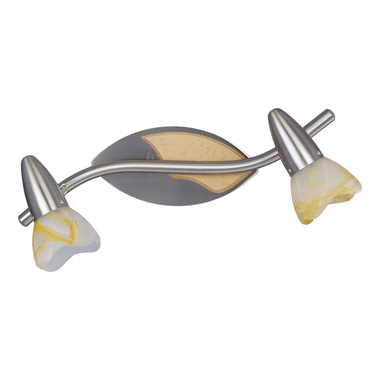 Spotlight SISSI 2xE14/40W/230V rubber tree