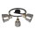 Spotlight SMOKY 3xE14/9W/230V black/brass/grey
