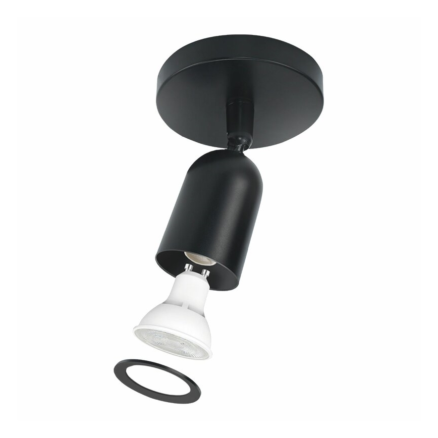 Spotlight SOLIS 1xGU10/6W/230V black