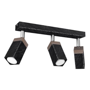 Spotlight SOLO 3xGU10/MR11/40W/230V black