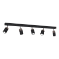 Spotlight SOLO 5xGU10/MR11/40W/230V black