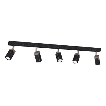 Spotlight SOLO 5xGU10/MR11/40W/230V black