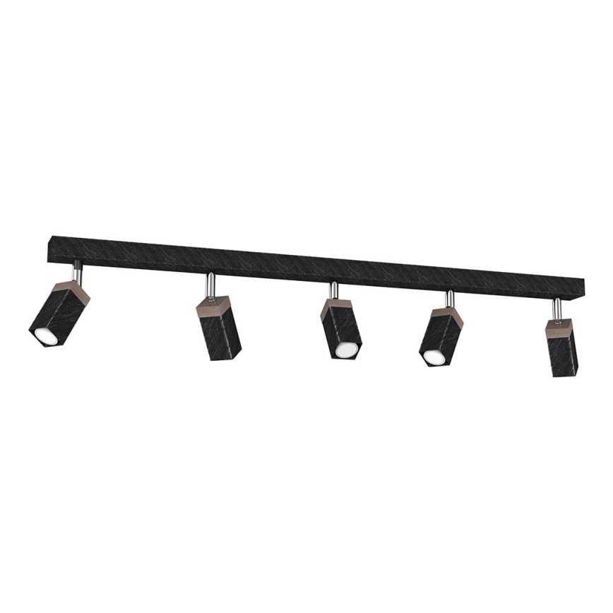 Spotlight SOLO 5xGU10/MR11/40W/230V black