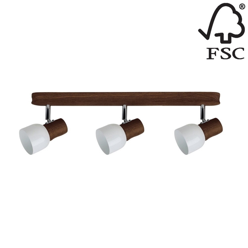 Spotlight SVANTJE 3xE14/40W/230V beech - FSC certified