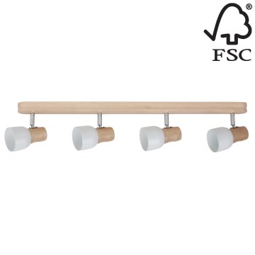 Spotlight SVANTJE 4xE14/40W/230V birch - FSC certified
