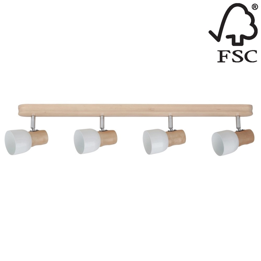 Spotlight SVANTJE 4xE14/40W/230V birch - FSC certified