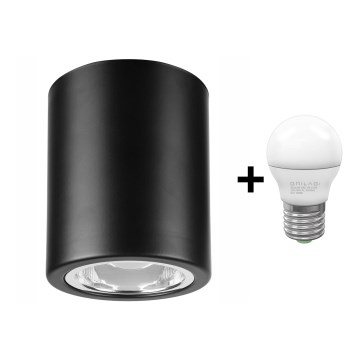 Spotlight TACO 1xE27/15W/230V black