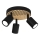 Spotlight TERRA 3xGU10/8W/230V black/oak