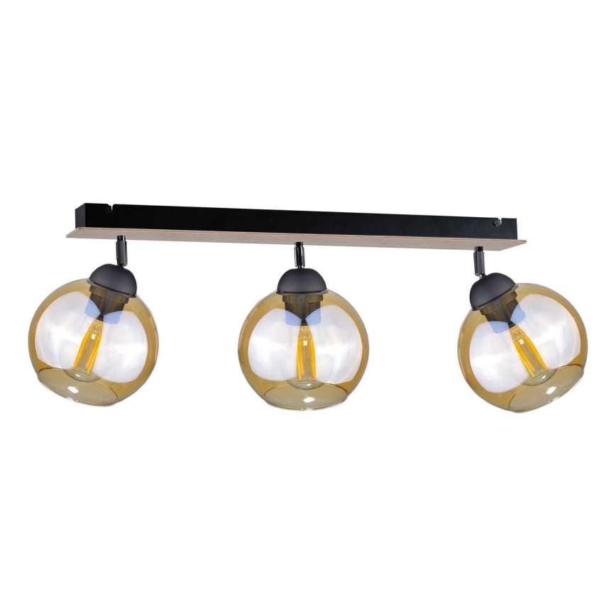 Spotlight THEA WOOD 3xE27/60W/230V