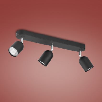 Spotlight TOP 3xGU10/10W/230V black