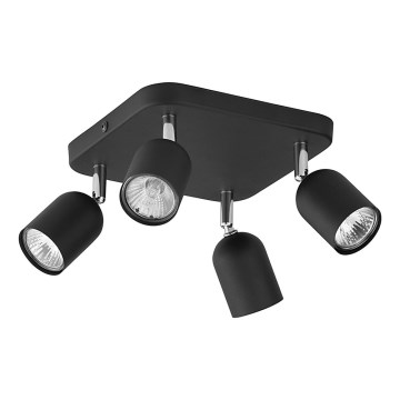 Spotlight TOP 4xGU10/10W/230V black