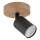 Spotlight TOP WOOD 1xGU10/10W/230V black/wood