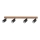 Spotlight TOP WOOD 4xGU10/10W/230V black/wood
