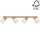 Spotlight TREEHOUSE 4xE27/25W/230V oak - FSC certified