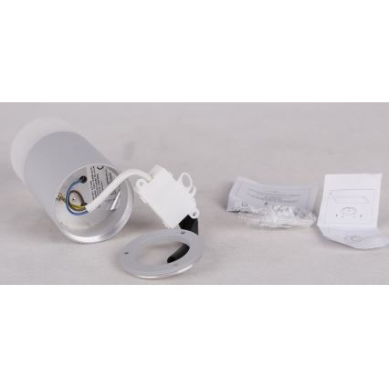 Spotlight TUBA 1xGU10/15W/230V grey/white