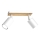 Spotlight TULON 2xGU10/8W/230V white/oak