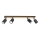 Spotlight TULON 4xGU10/8W/230V black/oak