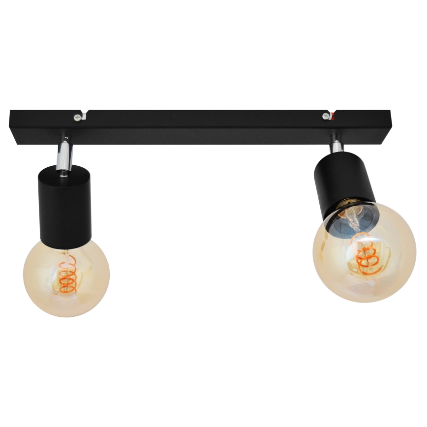 Spotlight TUNE 2xE27/20W/230V black