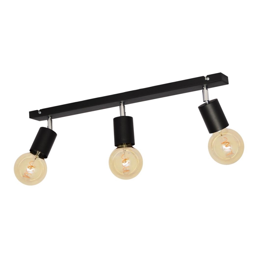 Spotlight TUNE 3xE27/20W/230V black