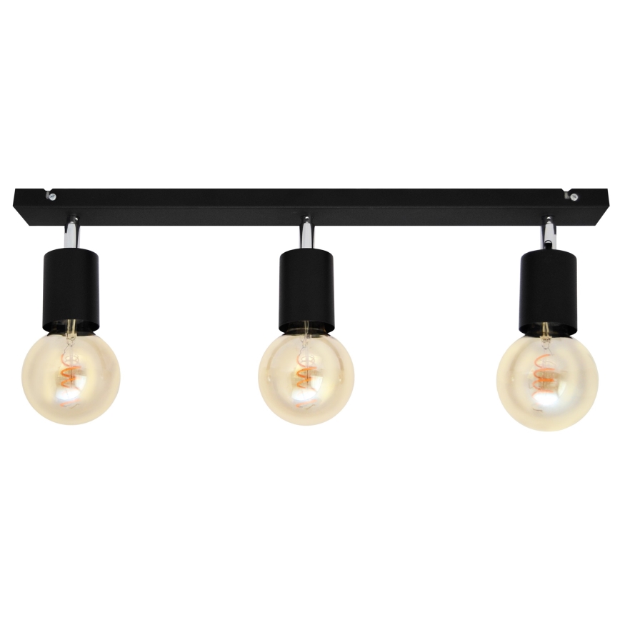 Spotlight TUNE 3xE27/20W/230V black